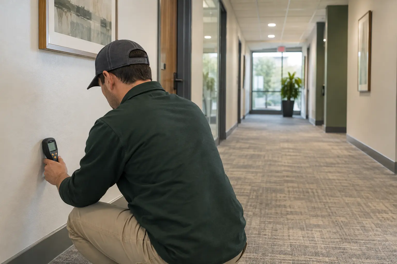 Commercial property moisture assessment